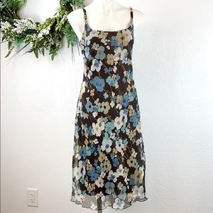 Macy’s Believe Sleeveless Floral Dress